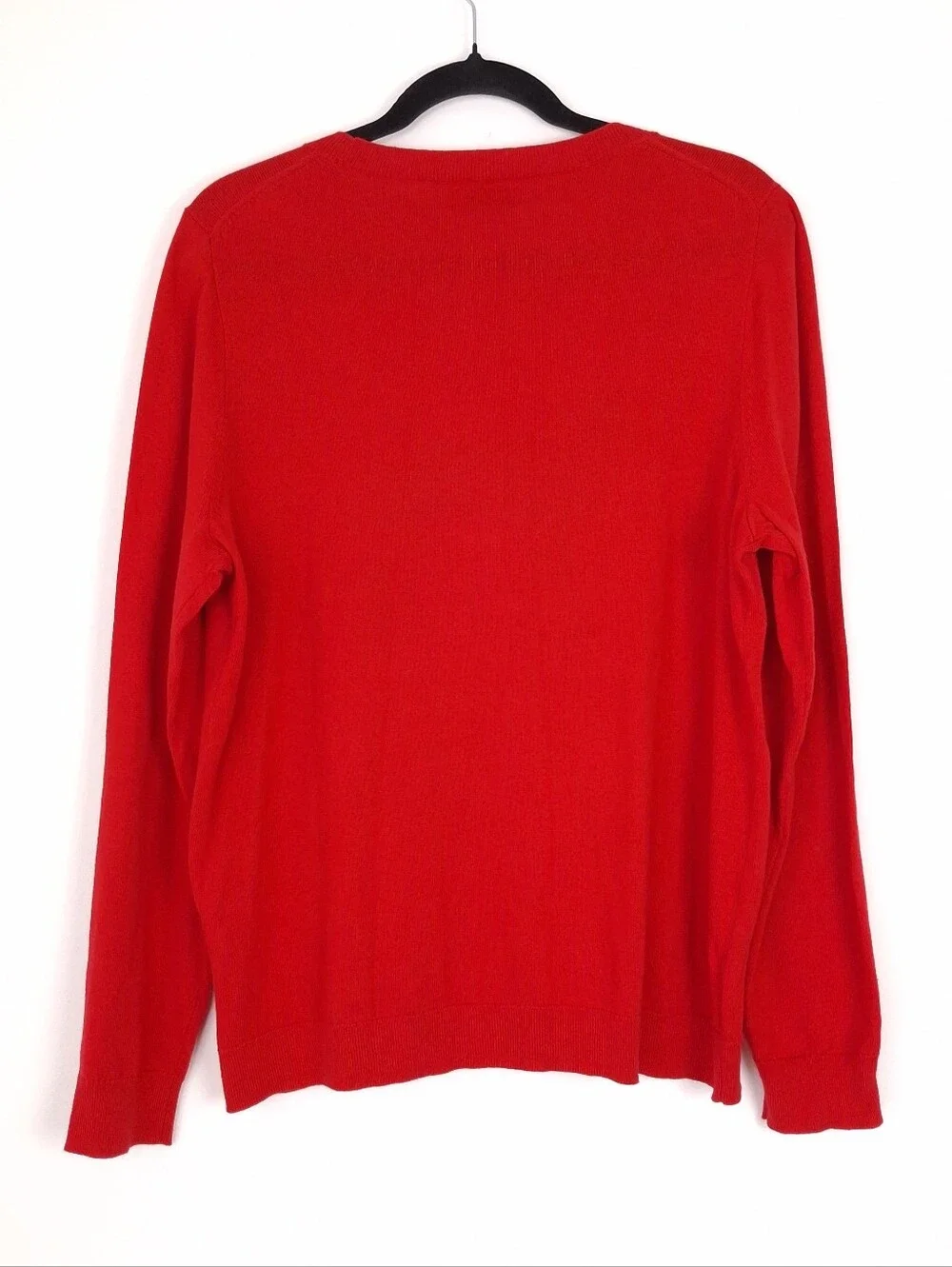 J. Crew Dalmatian Teddie Sweater cotton dog novelty quirky preppy slim fit red